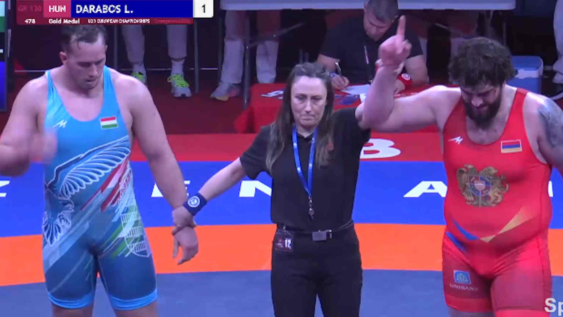 Арамаис Арутюнян — чемпион Европы U23 по греко-римской борьбе (ВИДЕО)